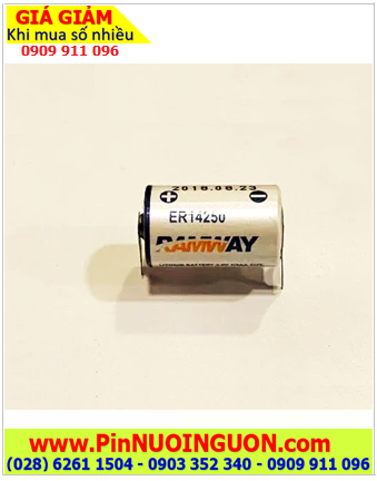 RAMWAY ER14250; Pin nuôi nguồn Ramway ER14250 lithium 3.5v 1/2AA 1200mAh chính hãng